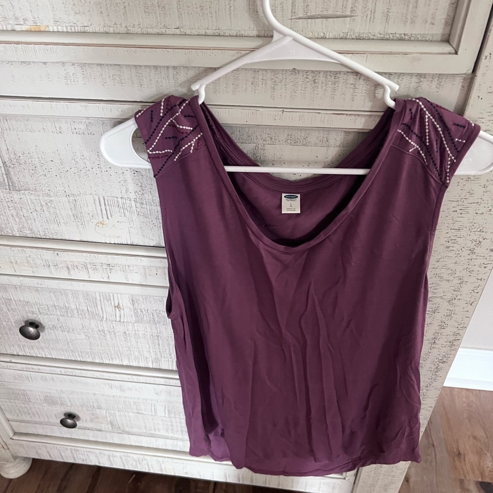Large sleeveless top